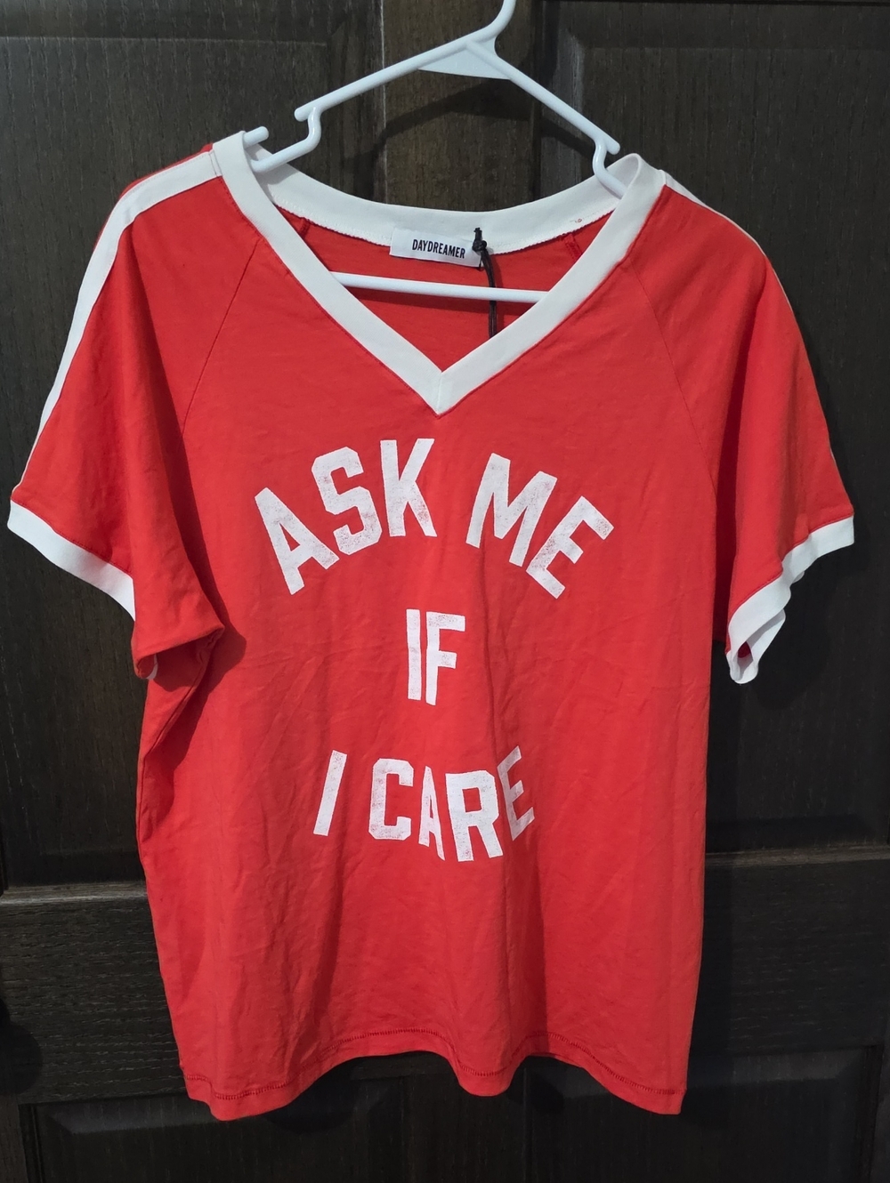Daydreamer Ask Me If I Care Graphic Tee NWT ($58)